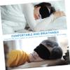Healeved 2pcs Home Travel Sleep Mask Satin Eye Mask for Light Block for Travel Naps and Sleeping Comfort view 3