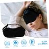 Healeved 2pcs Home Travel Sleep Mask Satin Eye Mask for Light Block for Travel Naps and Sleeping Comfort view 4