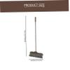 Ipetboom Boar Bristle Broom with Chicken Wing Wood Handle Long 90cm Steel Rod Soft Hair Anti-static Floor Cleaning Brush for Household and Office Dust Removal view 2