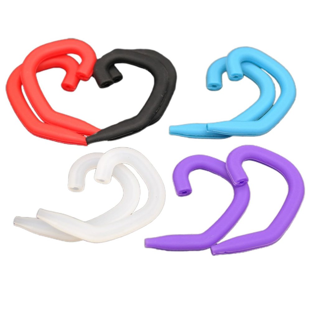 Healeved Silicone Mask Ear Hooks 10 Pairs Anti-Strain Ear Saver Protectors Soft Flexible Material for Comfortable Mask Wearing, Suitable for Daily Use and Healthcare Professionals