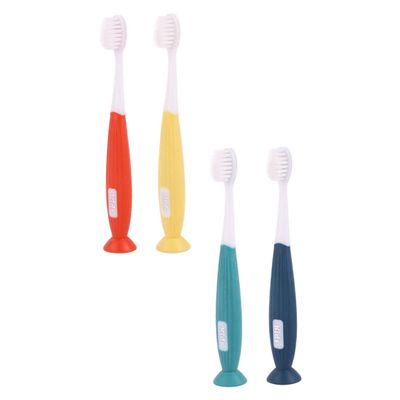 SEWOART 4pcs Boy Girl's Toothbrush Soft Bristle Manual Boys and Girls Oral Care Toothbrush for Teeth Cleaning for Years Old