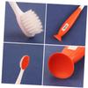 SEWOART 4pcs Boy Girl's Toothbrush Soft Bristle Manual Boys and Girls Oral Care Toothbrush for Teeth Cleaning for Years Old view 4