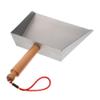 Ipetboom Stainless Steel Mini Dustpan, Desktop Kitchen Dust Pan for Home Worktop Clean-Ups, Easy to Use and Easy to Clean, Simple Silver Design