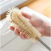 VALINK Long Bristle Brush with Wood Handle,Bottle Brush with Curved Head for Cleaning Baby Water Bottle Tube Teapot Mouths Straw Pipe Washer Brushes Wooden Handle With Narrow Mouth 4x30cm view 2