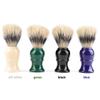 Soft Shaving Brush, Hair Shaving Brush Handle Bristle Safety Razor Brush Neck Sweep Brush, Handle Shaving Brush, Green view 3