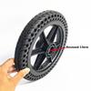 12 Inch Rear Wheel Replacement for Wheelchairs 1 Pair, 121.5 Honeycomb Solid Tire Wheel Assembly, ABS Plastic Wheel Hub(12x1.5(15mm)) view 4