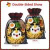 Egg Cup Noodle Ramen 1pcs Drawstring Pouch 4.7x6.9in,Durable And Stylish,Ideal For Halloween Personalized Presents view 3