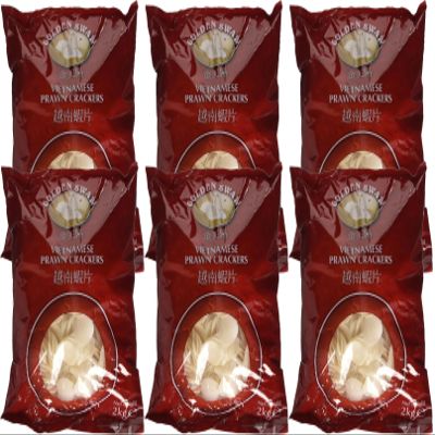 Golden Swan - Vietnamese Prawn Crackers - 2kg - (Pack of 6)
