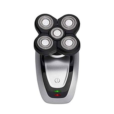 Electric Razor for Men, Waterproof Electric Shaver, Head Shavers for Bald Men, Beard Trimmer, 4 in 1 Rotary Shaver, Hair Clippers Nose Hair Trimmer Facial Cleansing