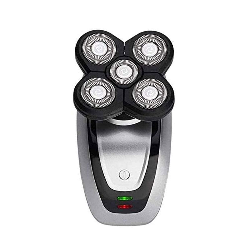 Electric Razor for Men, Waterproof Electric Shaver, Head Shavers for Bald Men, Beard Trimmer, 4 in 1 Rotary Shaver, Hair Clippers Nose Hair Trimmer Facial Cleansing
