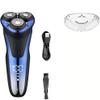 Electric Razor for Men, Professional Electric Shaver Razor Waterproof Beard Trimmer Rotary 3D Floating Shaving Rechargeable Electric Shaver for Men view 3