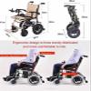 14KG Lightweight Lntelligent Folding Carry Adult Electric Wheelchairs,Power for Disabled with Joystick,Dual Function Heavy Duty Power Wheelchair,Electric Power Or Manual Wheelchair view 3