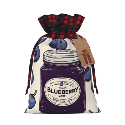 Blueberry Jam 01 1pcs Drawstring Pouch 4.7x6.9in,Durable And Stylish,Ideal For Halloween Personalized Presents