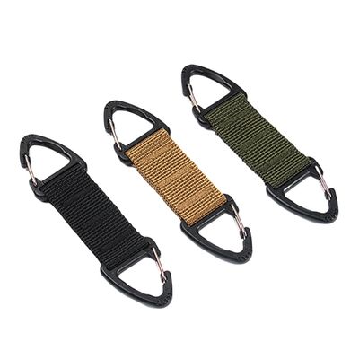 Healeved 3pcs Mask Ear Hook Buckle Strap Extenders Nylon Anti-Slip Mask Buckle Set for Backpack Hanging Hooks Adjustable for Adults in Black Green Khaki