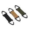 Healeved 3pcs Mask Ear Hook Buckle Strap Extenders Nylon Anti-Slip Mask Buckle Set for Backpack Hanging Hooks Adjustable for Adults in Black Green Khaki view 1