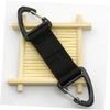 Healeved 3pcs Mask Ear Hook Buckle Strap Extenders Nylon Anti-Slip Mask Buckle Set for Backpack Hanging Hooks Adjustable for Adults in Black Green Khaki view 3