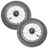 12 Inch Manual Wheelchairs Replacement Wheel, 12 1/2x1.75x2 1/4 Rear Wheels for Wheelchair, Pneumatic Tire, Rear Wheel Assembly, Wheelchair Accessories (1 Set of 2) view 1