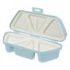 BUGUUYO Portable Japanese-Style Onigiri Mold with 6 Grid Design, Plastic Rice Ball Molder and Lunch Box Container, Easy Separation of Flavours, for Bento and Travel Meals view 1