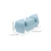 BUGUUYO Portable Japanese-Style Onigiri Mold with 6 Grid Design, Plastic Rice Ball Molder and Lunch Box Container, Easy Separation of Flavours, for Bento and Travel Meals view 2