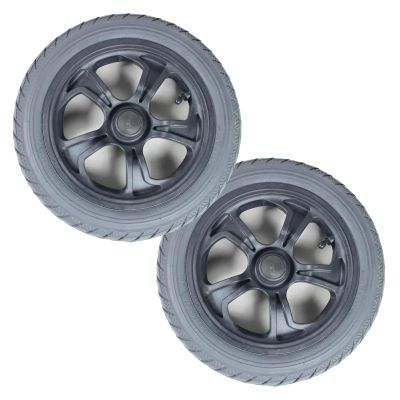 12 Inch Replacement Rear Wheels, 310x50-210 Electric Wheelchair Replacement Wheel, Pneumatic Tires, Rear Wheel Assembly, Wheelchair Wheels Assembly, Bearing:5/8"(17mm)