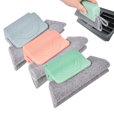 Window Track Cleaner,3X Effective Hand-Held Groove Cleaner for Window - Effective Multifunctional Window Frame Cleaner Tool with Ergonomic Handle for Shower Door Tracks