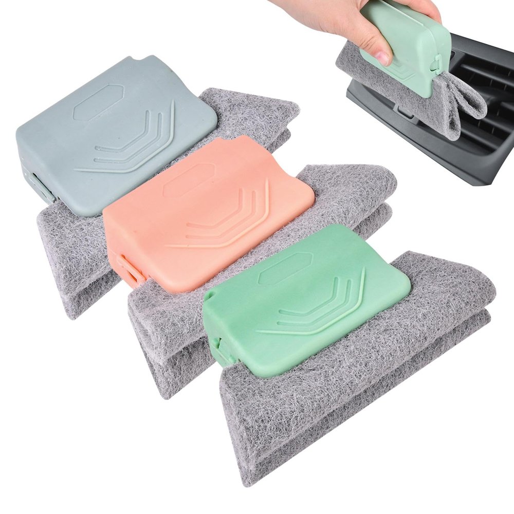 Window Track Cleaner,3X Effective Hand-Held Groove Cleaner for Window - Effective Multifunctional Window Frame Cleaner Tool with Ergonomic Handle for Shower Door Tracks