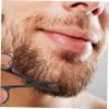 Healeved Beard Trimming Scissors Set 4pcs Stainless Steel Mustache Shears Grooming Kit with Comb and Storage Bag for Men Home and Barber Shop Use view 4