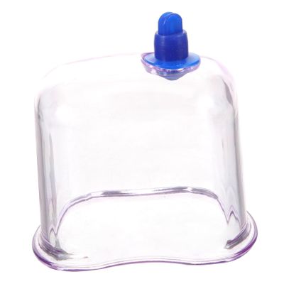 SEWOART Vacuum Cupping Jar 5.1 Large Square Suction Cup Home Cupping Tool Thickened Single Cup Massage Accessory for Bloodletting and Body Detox Therapy
