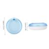 SEWOART Portable Denture Storage Box Rotating Case for Dentures Retainer Case for Daily Use view 2