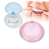 SEWOART Portable Denture Storage Box Rotating Case for Dentures Retainer Case for Daily Use view 4