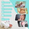 Acrylic Foot Bath Deep Spa,Foot Bath Machine with Telescopic Shower,7 Color Light Therapy and Adjust Hot/Cold Water, Automatically Drain,Constant Temperature view 2