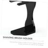 BELLIFFY Beard Brush Stand Shave Brush Holder Acrylic Stand 12X7.2X4.5Cm Prevents Stain Daily Use Barbershop Accessory view 2