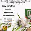 50 Individually Wrapped Tea Bags Bulk by Espresso Yourself  Teabags, Signature Taste, Refreshing & Flavourful, Plant-Based Biodegradable Tea Sachets  Letterbox Friendly view 4