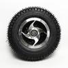 1 Pair 9 Inch Inflatable Front Wheel for Electric Wheelchair, Aluminum Alloy Hub with Silent Bearing, 93.5-4 Rubber Tires view 4