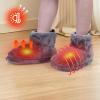 Uitseld Electric Heated Slippers - Cozy Winter Slippers Heating Boots - Cold Weather Adults Feet Warmer Timing Shoes Five Temperatures Boots for Chatting, Reading view 2