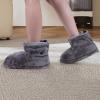 Uitseld Electric Heated Slippers - Cozy Winter Slippers Heating Boots - Cold Weather Adults Feet Warmer Timing Shoes Five Temperatures Boots for Chatting, Reading view 3