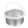 Sewroro Aluminum Wax Warmer Inner Pot Wax Melting Container Replacement Pot Heater Suitable for Salon and Home Use view 1