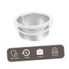 Sewroro Aluminum Wax Warmer Inner Pot Wax Melting Container Replacement Pot Heater Suitable for Salon and Home Use view 4
