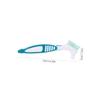 COLLBATH 4pcs Denture Cleaning Brush Denture Brushes Green Purple for Teeth Cleaning Accessories Large Handle Slip Design view 2