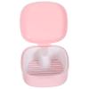 COLLBATH Portable Retainer Storage Holder Case with Secure Lid and Built-in Drainer Basket, Compact Plastic Denture Box Suitable for Travel and Daily Use view 1