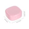 COLLBATH Portable Retainer Storage Holder Case with Secure Lid and Built-in Drainer Basket, Compact Plastic Denture Box Suitable for Travel and Daily Use view 2
