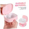 COLLBATH Portable Retainer Storage Holder Case with Secure Lid and Built-in Drainer Basket, Compact Plastic Denture Box Suitable for Travel and Daily Use view 3