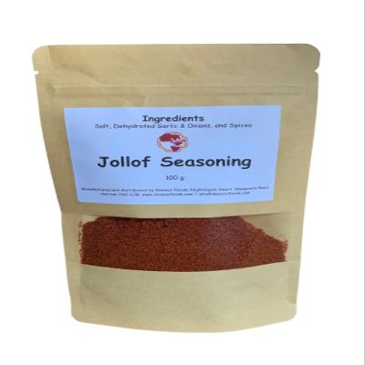 DONACE Foods Authentic Jollof Rice Seasoning - Perfect Blend for Nigerian & West African Cuisine (50g)