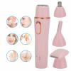 4 in 1 Facial Hair Removal Shaver USB Painless Facial Hair Remover Electric Eyebrow Trimmer view 4