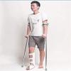 XFZJCHAP Cane Portable Forearm Crutches, Antislip Clasps for Disabled People, Thick Aluminum Alloy Telescopic Elbows for Easy Access, Height Adjustable, Underarm Rehabilitation Training,a,1Pack view 4