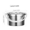 minkissy 2pcs 500ml Aluminum Wax Pot Replacement Inserts for Wax Warmers Hair Removal Waxing Warmer Bowls Professional Salon and Home Use view 2