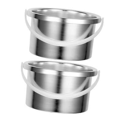 Didiseaon 2pcs 500ml Aluminum Wax Pot Replacement Inner Liner for Portable Wax Warmer Machine Hair Removal Professional Melting Bowl Accessory for Home Use