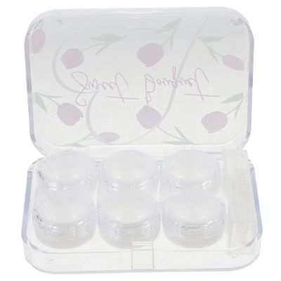 BEBEMOKO Portable Contacts Case Travel Accessories for Women Makeup Lens Holder Pocket Lens Holder Contact Removal Tool