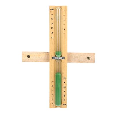 COLLBATH 15 Minute Sauna Hourglass Timer Kitchen Timer Wooden Hourglass for Cooking Sauna Room