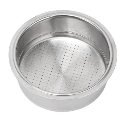 Stainless Steel Coffee Filter, Reusable 2 Layers Pressurized Filter Basket Strainer, 51mm Pressurized Porous Filter, Coffee Machine Replacement Accessories